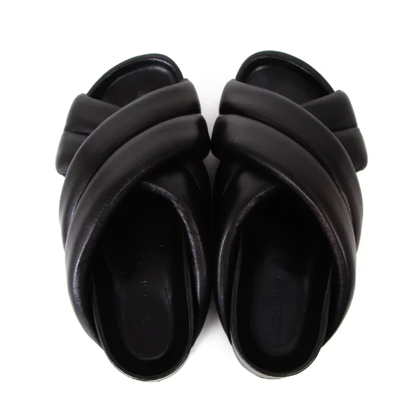JIL SANDER Padding Leather Strap Sandal K-175712_007
