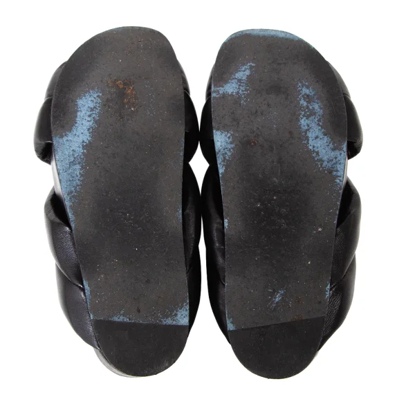 JIL SANDER Padding Leather Strap Sandal K-175712_010
