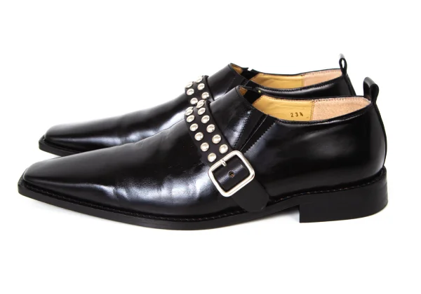 COMME des GARCONS Studs Belted Leather Shoes K-175717_003