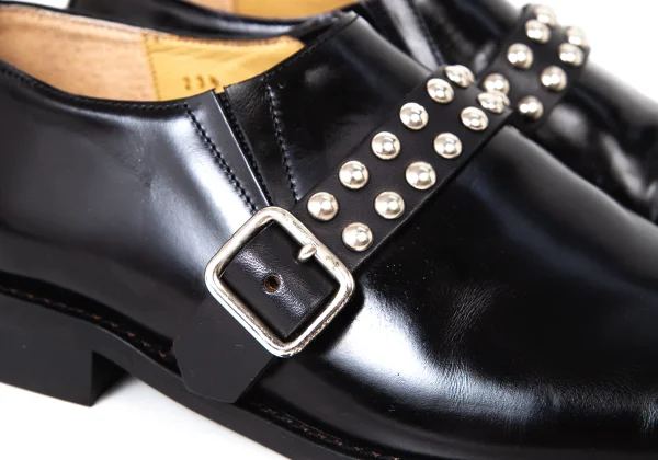 COMME des GARCONS Studs Belted Leather Shoes K-175717_006