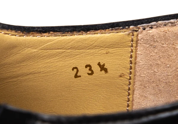 COMME des GARCONS Studs Belted Leather Shoes K-175717_013