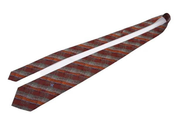 VivienneWestwood ACCESSORIES Graphic Check Tie K-175719_002
