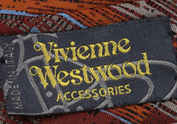 VivienneWestwood ACCESSORIES Graphic Check Tie K-175719_006