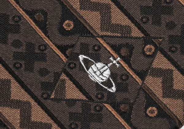 VivienneWestwood ACCESSORIES Orb Point Geometric Tie K-175725_003