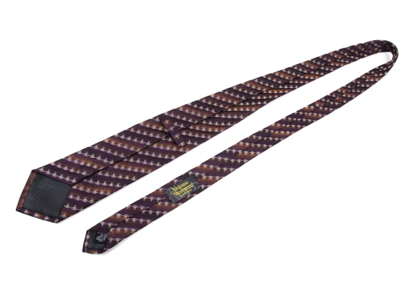 VivienneWestwood ACCESSORIES Orb Regimental Tie K-175726_004