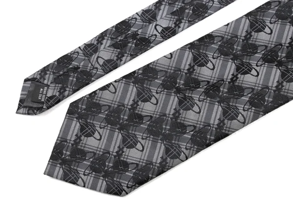 VivienneWestwood ACCESSORIES Overcheck Orb Tie K-175728_003