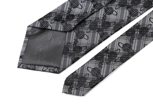 VivienneWestwood ACCESSORIES Overcheck Orb Tie K-175728_006