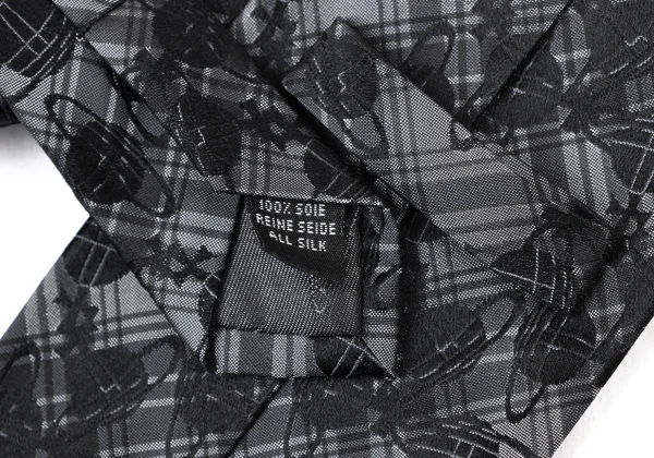 VivienneWestwood ACCESSORIES Overcheck Orb Tie K-175728_007