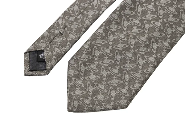 VivienneWestwood ACCESSORIES Bias Orb Jacquard Tie K-175729_003