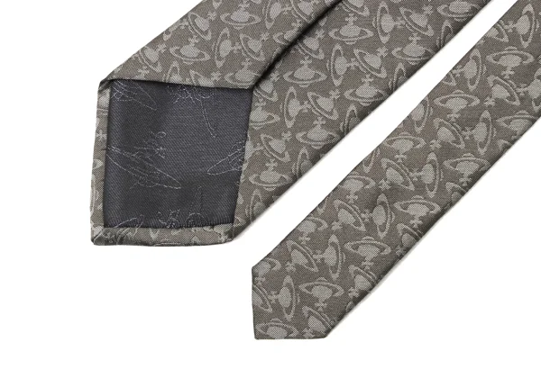 VivienneWestwood ACCESSORIES Bias Orb Jacquard Tie K-175729_006