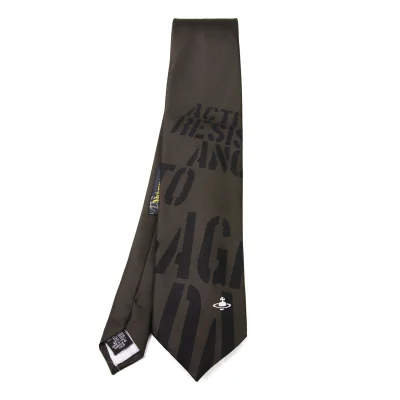 VivienneWestwood ACCESSORIES Orb Point Poem Tie