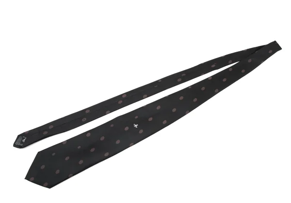 VivienneWestwood ACCESSORIES Orb Embroidery Dot Silk Tie K-175732_002