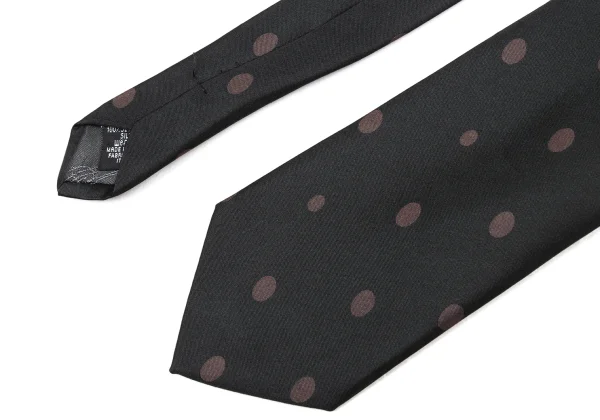 VivienneWestwood ACCESSORIES Orb Embroidery Dot Silk Tie K-175732_003