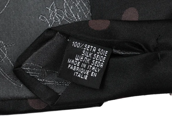 VivienneWestwood ACCESSORIES Orb Embroidery Dot Silk Tie K-175732_008