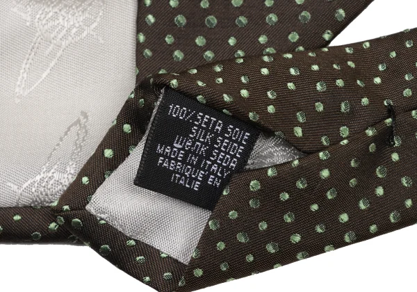 VivienneWestwood ACCESSORIES Orb Design Pin Dot Silk Tie K-175733_007
