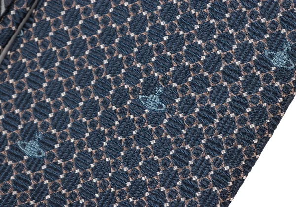 VivienneWestwood ACCESSORIES Geometric Orb Design Silk Tie K-175734_004