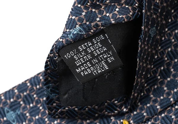 VivienneWestwood ACCESSORIES Geometric Orb Design Silk Tie K-175734_007