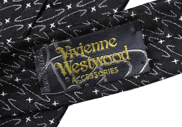 VivienneWestwood ACCESSORIES Orb Silhouette Silk Tie K-175735_008