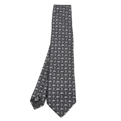 VivienneWestwood ACCESSORIES Square Orb Silk Tie