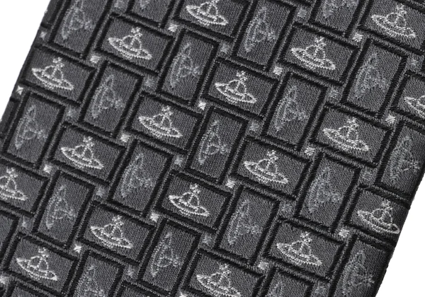 VivienneWestwood ACCESSORIES Square Orb Silk Tie K-175736_004