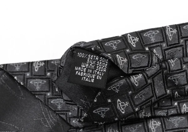 VivienneWestwood ACCESSORIES Square Orb Silk Tie K-175736_006