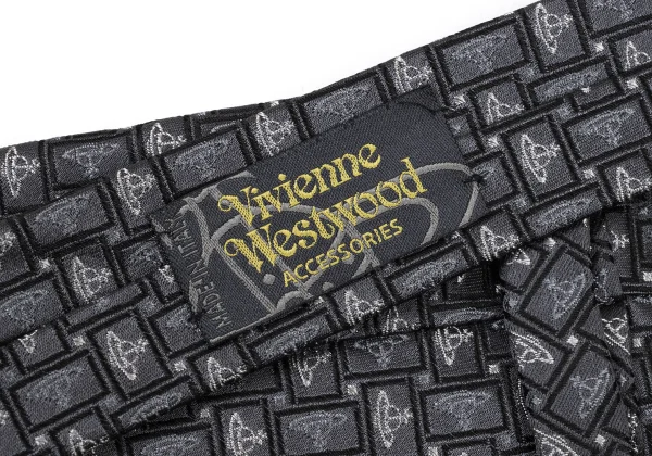 VivienneWestwood ACCESSORIES Square Orb Silk Tie K-175736_007
