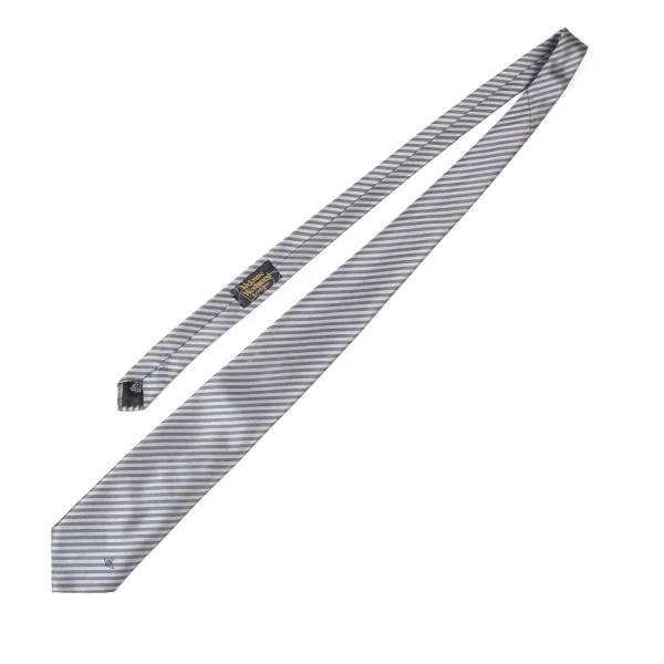 VivienneWestwood ACCESSORIES Orb Point Regimental Tie K-175738_002