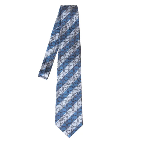 VivienneWestwood ACCESSORIES Orb Regimental Tie Blue,Sky blue  K-175739_001