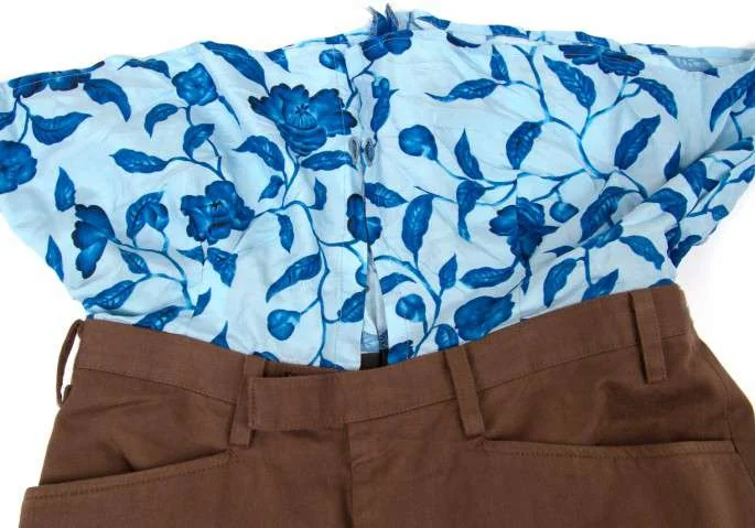 (SALE) Yohj Yamamoto POUR HOMME Floral pattern pants K-13387_006