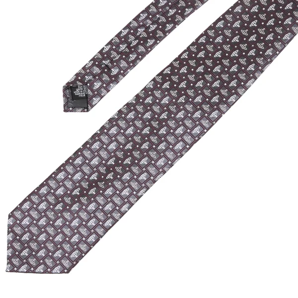 VivienneWestwood ACCESSORIES Square Orb Tie K-175740_003