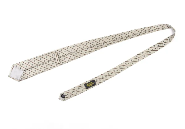 VivienneWestwood ACCESSORIES Orb Check Tie K-175743_006