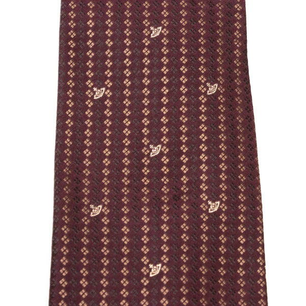 VivienneWestwood ACCESSORIES Orb Dot Stripe Tie K-175745_006