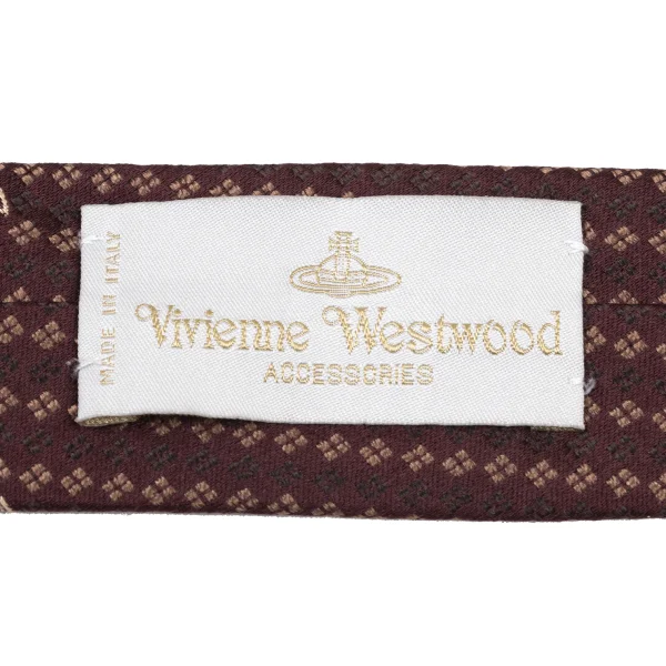 VivienneWestwood ACCESSORIES Orb Dot Stripe Tie K-175745_007