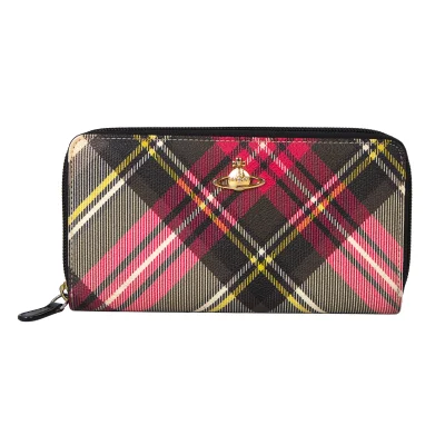 Vivienne Westwood Derby Check Orb Wallet