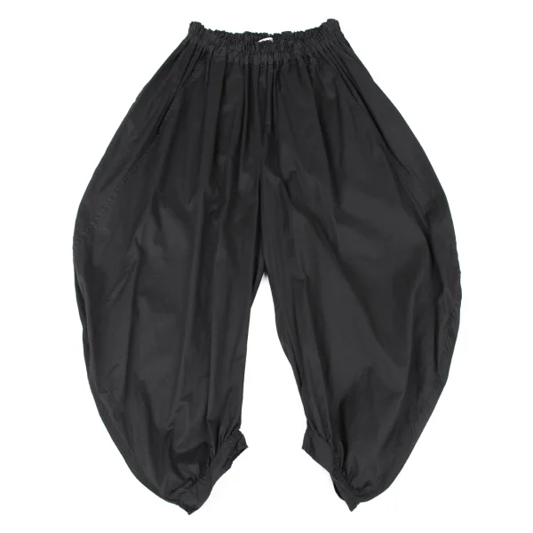 ISSEY MIYAKE Gather Wide Curved Pants Charcoal 2 K-175748_001