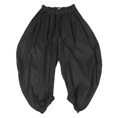 ISSEY MIYAKE Gather Wide Curved Pants