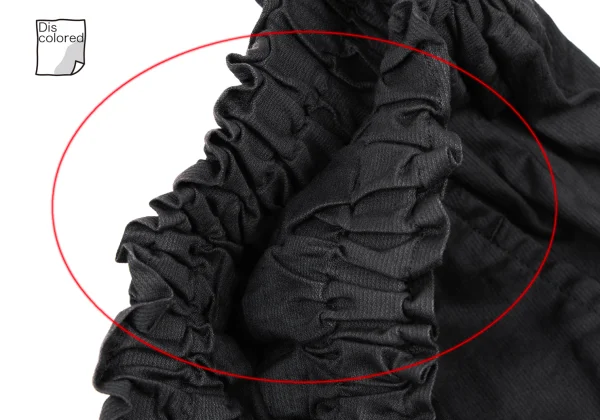 ISSEY MIYAKE Gather Wide Curved Pants K-175748_004