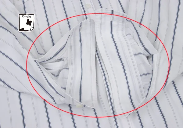 COMME des GARCONS HOMME Striped Flap Pocket Long Sleeve Shirt K-175749_009