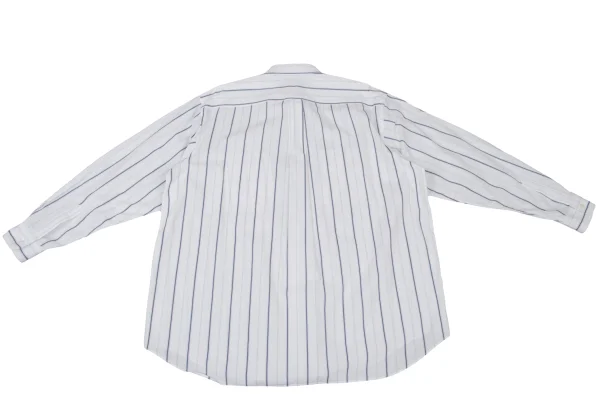 COMME des GARCONS HOMME Striped Flap Pocket Long Sleeve Shirt K-175749_014