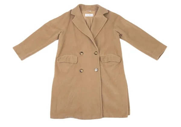 Max Mara Cashmere Blend Raglan Wool Coat K-175754_002