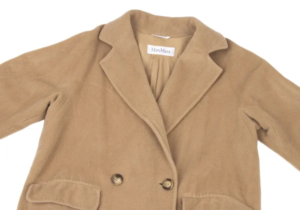 Max Mara Cashmere Blend Raglan Wool Coat K-175754_003