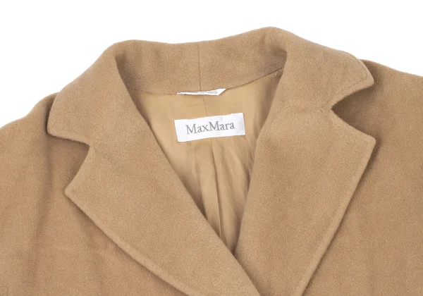 Max Mara Cashmere Blend Raglan Wool Coat K-175754_004