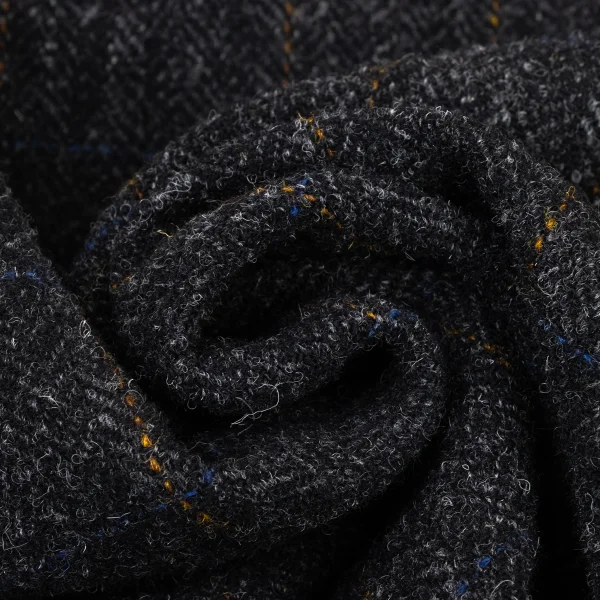 Papas Harris Tweed Leather Piping Jacket K-175755_012