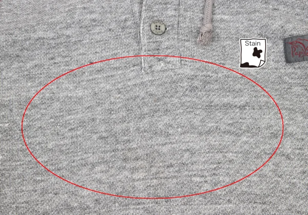 Papas Tricolor Piping Neck Button Hoodie K-175756_003