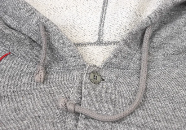 Papas Tricolor Piping Neck Button Hoodie K-175756_005