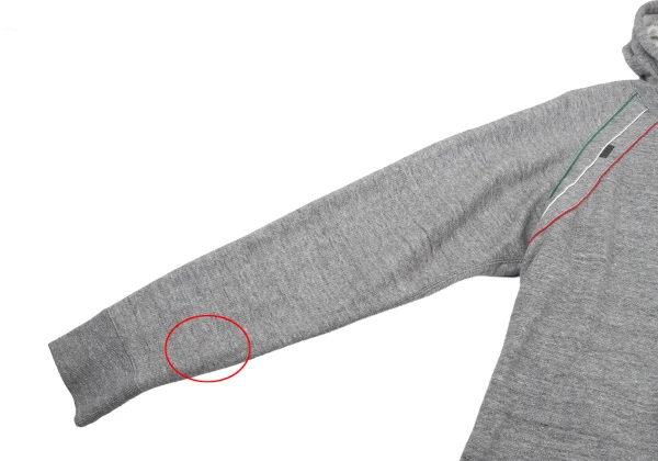 Papas Tricolor Piping Neck Button Hoodie K-175756_009