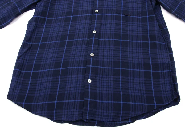 Papas Linen Button Down Check Shirt K-175757_010