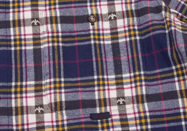 Papas Bird Patterned Flannel Check Shirt K-175758_003
