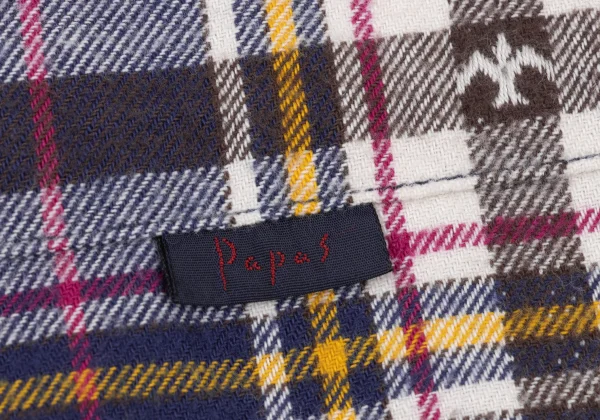 Papas Bird Patterned Flannel Check Shirt K-175758_004
