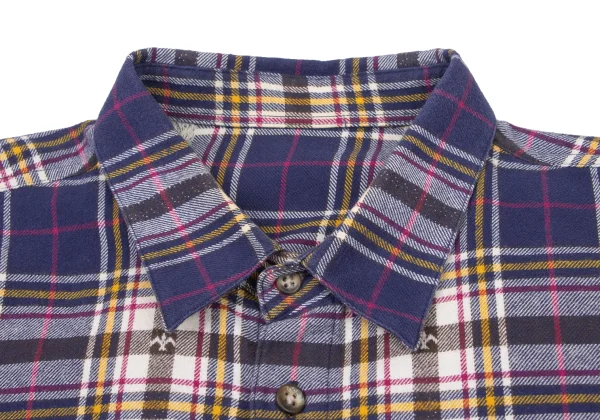 Papas Bird Patterned Flannel Check Shirt K-175758_006